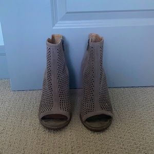 Lucky Brand Open Toe Heels